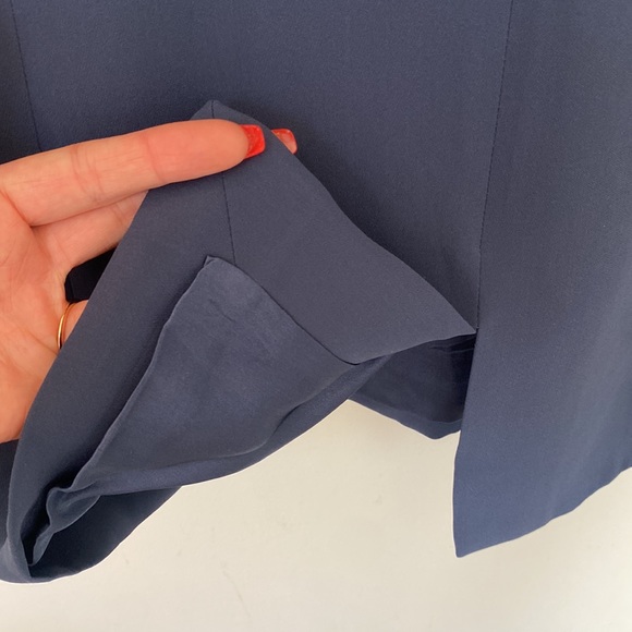 Tom and Linda Platt double face georgette dress with sleeves - US6 - Picture 11 of 13